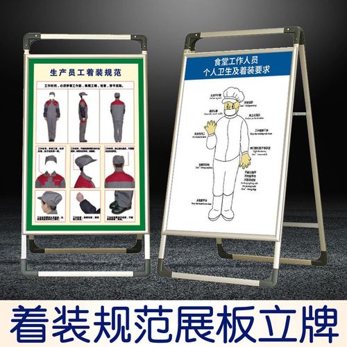 企业工厂着装规范与仪容仪表展示牌设计指南